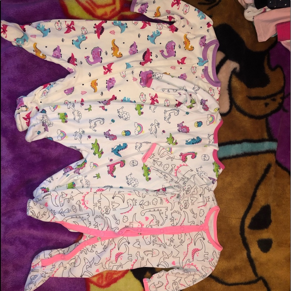 Baby Girl 3 Piece Sleepers